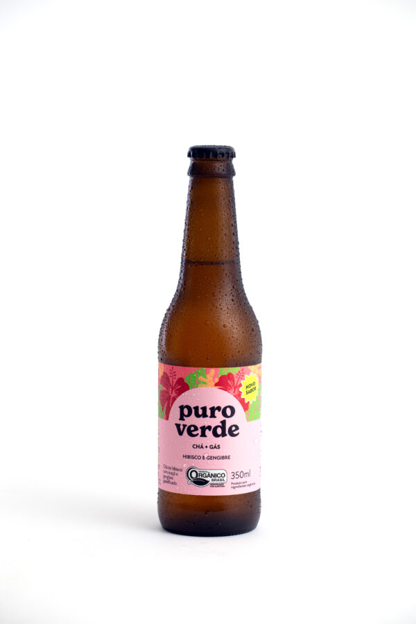 Puro Verde Chá Hibisco com Gengibre