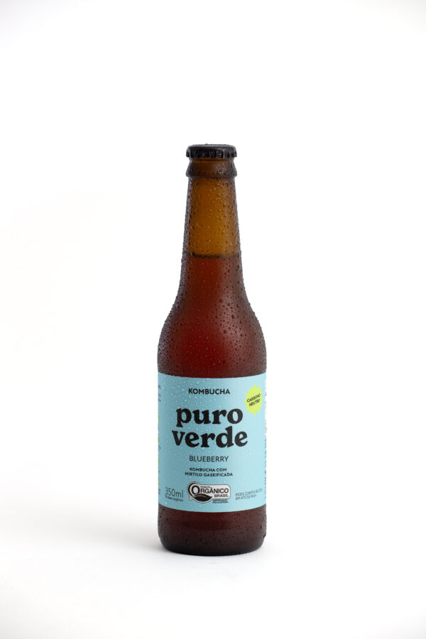 Puro Verde Kombucha Mirtilo (garrafa)